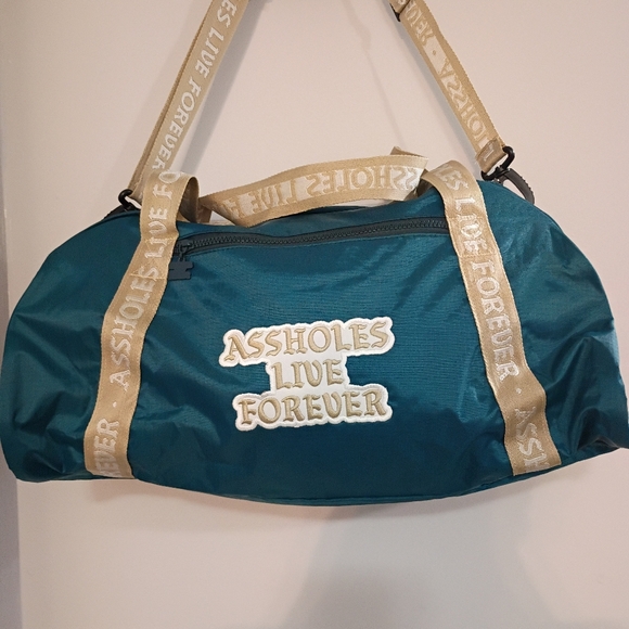 ALF, Emotional Baggage, EUC, Unisex Duffel Bag, Zipper Closure, Color Blue - Picture 4 of 9